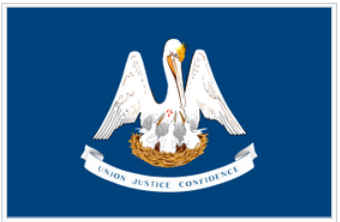 Flagge Louisiana